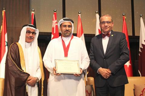 Al Ansari Exchange conferred Golden Shield Award by Arab Organization for Social Responsibility