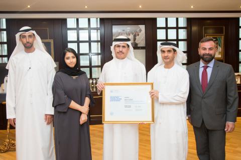 DEWA receives CERs certification from the UN Framework Convention on Climate Change for successful offset of emissions during WETEX 2016