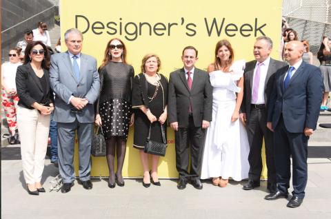 The Minister of Tourism Owadis Kidanian Inaugurates the 5th edition of Designer's Week at Zaitunay Bay under the patronage of the Ministry of Tourism