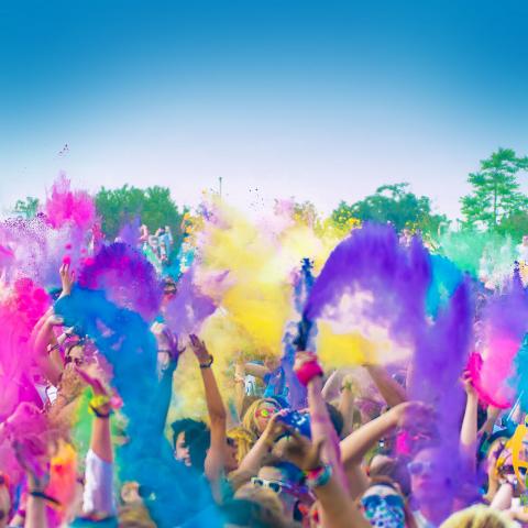 Holi Festival of Colors for the second time in Lebanon