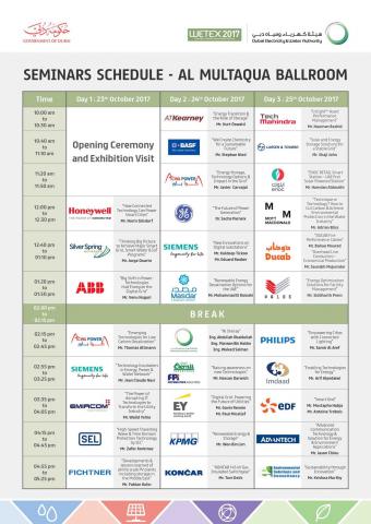 DEWA organises seminars & discussions at WETEX 2017 and Dubai Solar Show