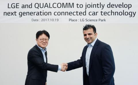 LG AND QUALCOMM TO JOINTLY RESEARCH AND DEVELOP NEXT-GEN CONNECTIVTY SOLUTIONS FOR CARS