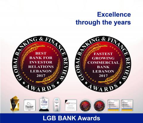 LGB BANK RECONFIRMS ITS LEADERSHIP WITH TWO NEW AWARDS BY GLOBAL BANKING & FINANCE REVIEW; FASTEST GROWING COMMERCIAL BANK AND BEST BANK FOR INVESTOR RELATIONS