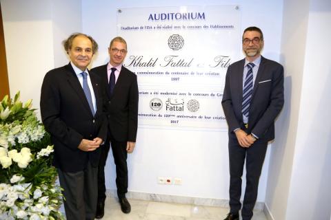 Fattal Group celebrates the reopening of the Fattal Auditorium at ESA Business School