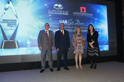 Union of Arab Banks grants Mrs. Nahla Khaddage Bou Diab ‘Excellence in the Role of Women in Banking Leadership Award’