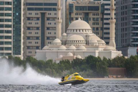Teams turn up the heat at Grand Prix of Sharjah as   F1H2O World Championship opens qualification round