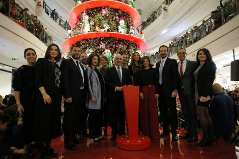 City Centre Beirut Lights up the Christmas tree