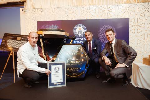 ATLANTIS, THE PALM AND AMSTUR CAVIAR BREAK THE GUINESS WORLD RECORD™ TITLE FOR THE WORLD LARGEST CAVIAR TIN AT 50KG