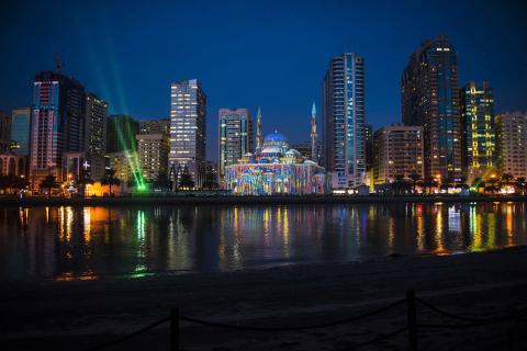 Mesmerizing synergy of lights launches Sharjah Lights Festival 2018