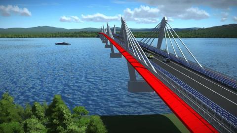 Comprehensive BIM Strategy Helps Long Jian Road & Bridge Co., Ltd. Deliver CNY 2.4 Billion Amur River Bridge Connecting Russia and China