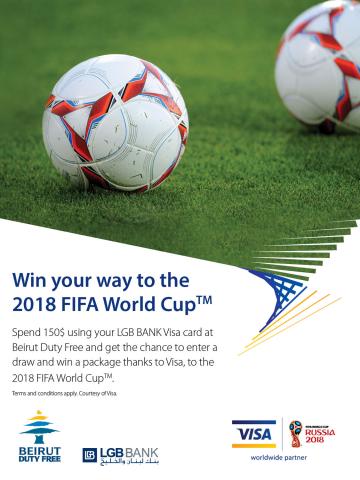 LGB BANK gives Visa cardholders the opportunity to win their way to the 2018 FIFA World Cup