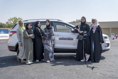 Ford Marks Special Moment in History with Ford Driving Skills for Life for Her Global Debut in Saudi Arabia