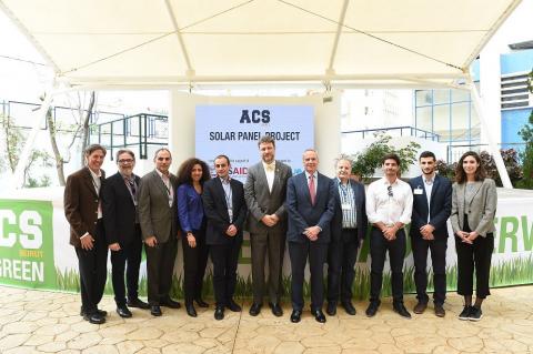 American Community School Beirut inaugurates  Largest solar panel installation on a school campus in Lebanon