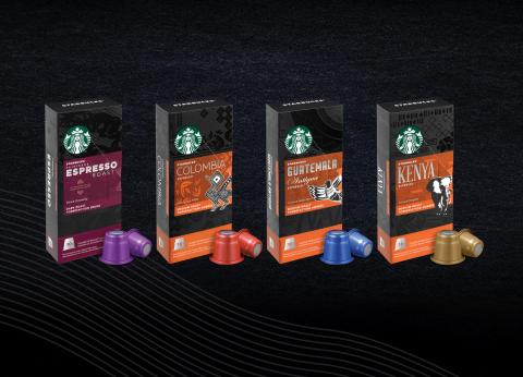 Starbucks® launches new at-home range of espresso capsules
