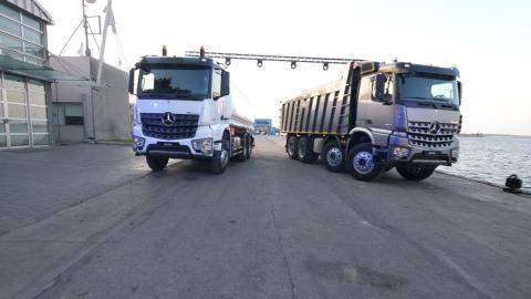 T. Gargour & Fils s.a.l. launches the all-new Mercedes-Benz Arocs heavy-duty truck in Lebanon at Beirut port.