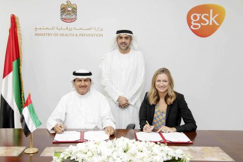 Ministry of Health & Prevention signs agreement with GSK to ensure delivery of medical supplies during emergencies