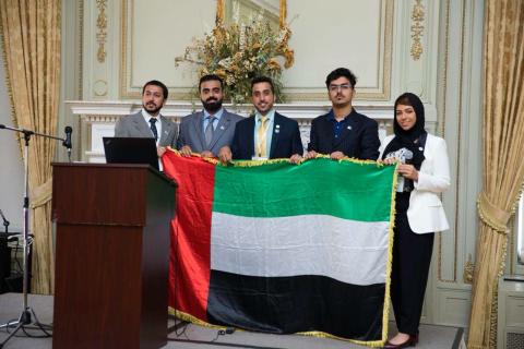 Group of HBMSU learners represent UAE in the largest global gathering of youth leaders in New York
