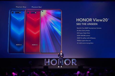 HONOR VIEW20 SETS NEW SMARTPHONE STANDARDS WITH WORLD’S FIRST TECHNOLOGIES
