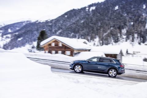 Audi electrifies the World Economic Forum in Davos