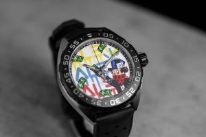 TAG Heuer celebrates the launch of a new Formula 1 edition with artist Alec Monopoly - available in the UAE