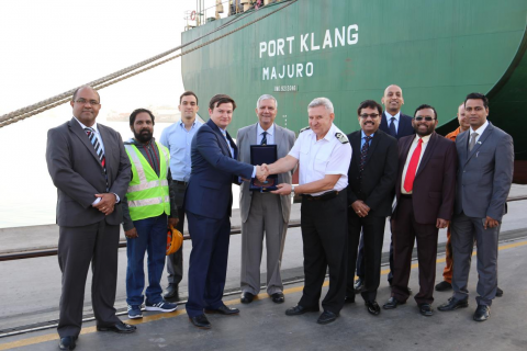 Sharjah Container Terminal Welcomes M.V. Port Klang, One of Fastest Services Connecting India and UAE
