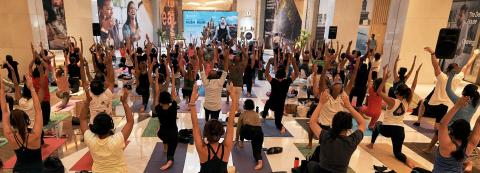 WELLNESS IS A LIFESTYLE; YOGA ENTHUSIASTS COME TOGETHER AT DIFC